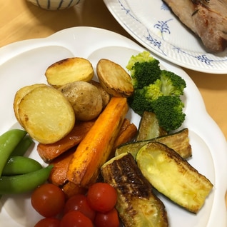 ステーキの時の付け合わせに！焼き野菜